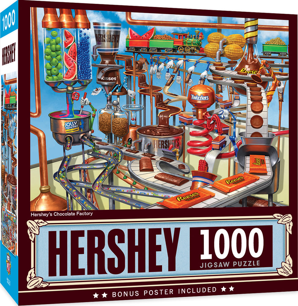 Puzzle Masterpieces: 1000 Piece Hershey - Chocolate Factory
