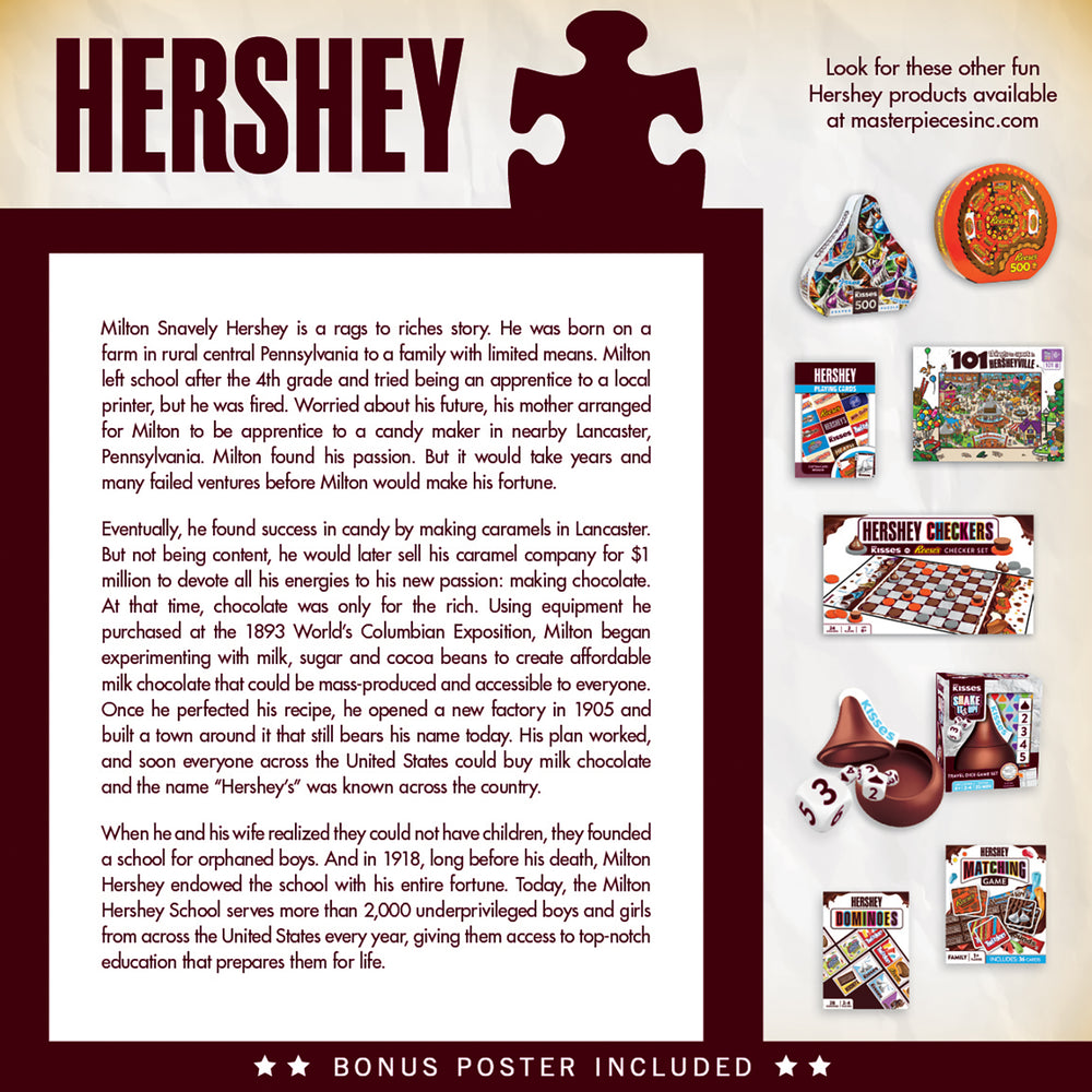 Puzzle Masterpieces: 1000 Piece Hershey - Chocolate Factory