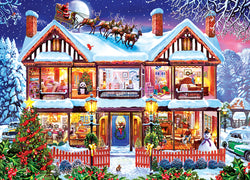 Puzzle Masterpieces: 1000 Piece Holiday - Home for the Holidays
