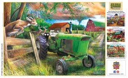 Puzzle Masterpieces: 1000 Piece Farm & Country - Deer Crossing