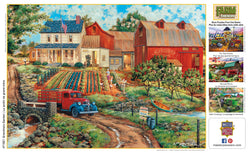 Puzzle Masterpieces: 1000 Piece Farm & Country - Grandma's Garden