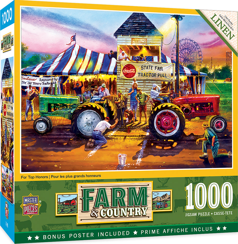 Puzzle Masterpieces: 1000 Piece Farm & Country - For Top Honors