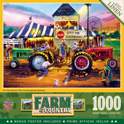 Puzzle Masterpieces: 1000 Piece Farm & Country - For Top Honors