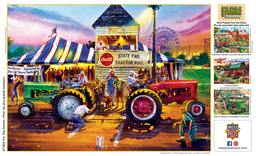 Puzzle Masterpieces: 1000 Piece Farm & Country - For Top Honors