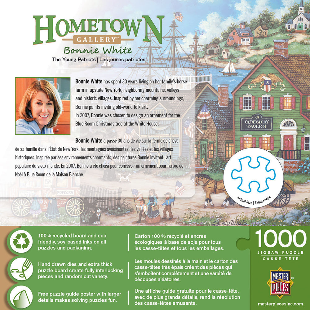 Puzzle Masterpieces: 1000 Piece Hometown Gallery - The Young Patriots