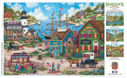 Puzzle Masterpieces: 1000 Piece Hometown Gallery - The Young Patriots