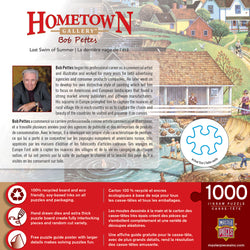 Puzzle Masterpieces: 1000 Piece Hometown Gallery - Last Swim of Summer