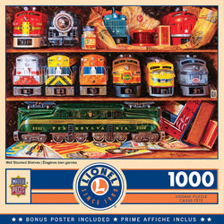 Puzzle Masterpieces: 1000 Piece Lionel - Well Stocked Shelves