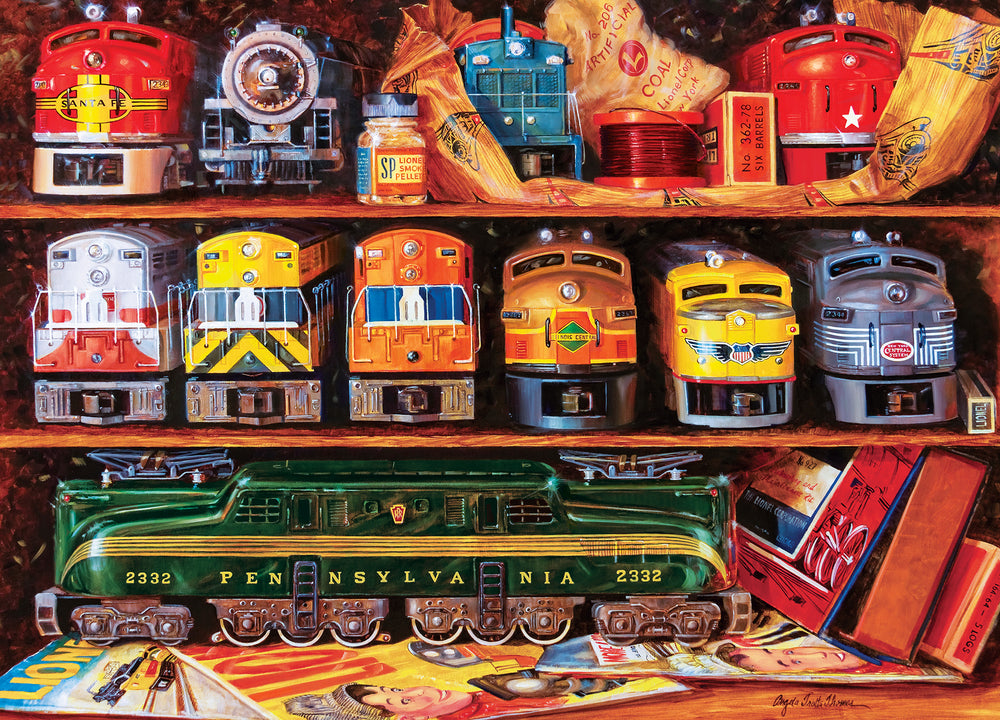 Puzzle Masterpieces: 1000 Piece Lionel - Well Stocked Shelves
