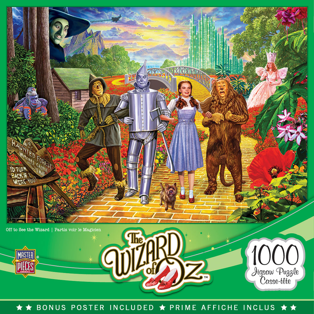 Puzzle Masterpieces: 1000 Piece The Wizard of Oz - Wizard of Oz