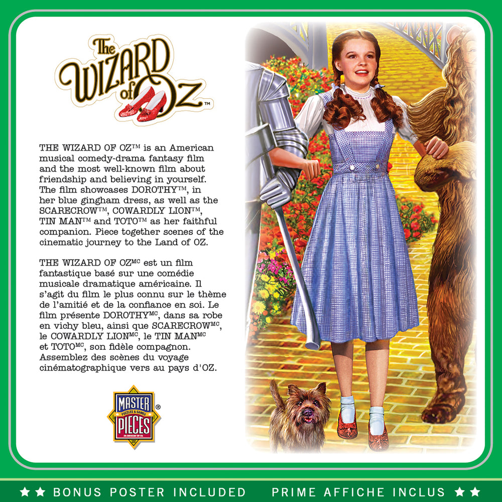Puzzle Masterpieces: 1000 Piece The Wizard of Oz - Wizard of Oz