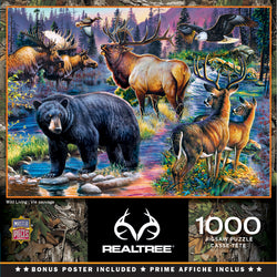 Puzzle Masterpieces: 1000 Piece RealTree - Wild Living