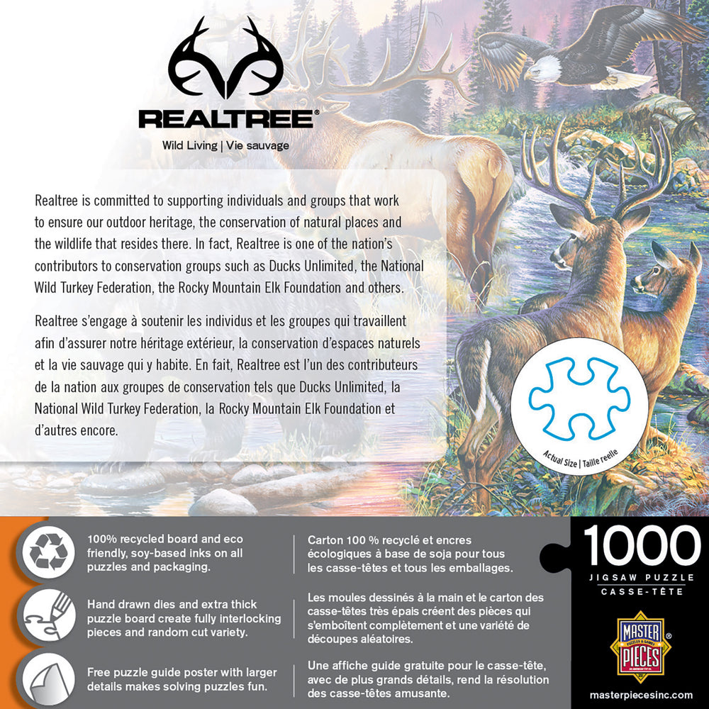 Puzzle Masterpieces: 1000 Piece RealTree - Wild Living
