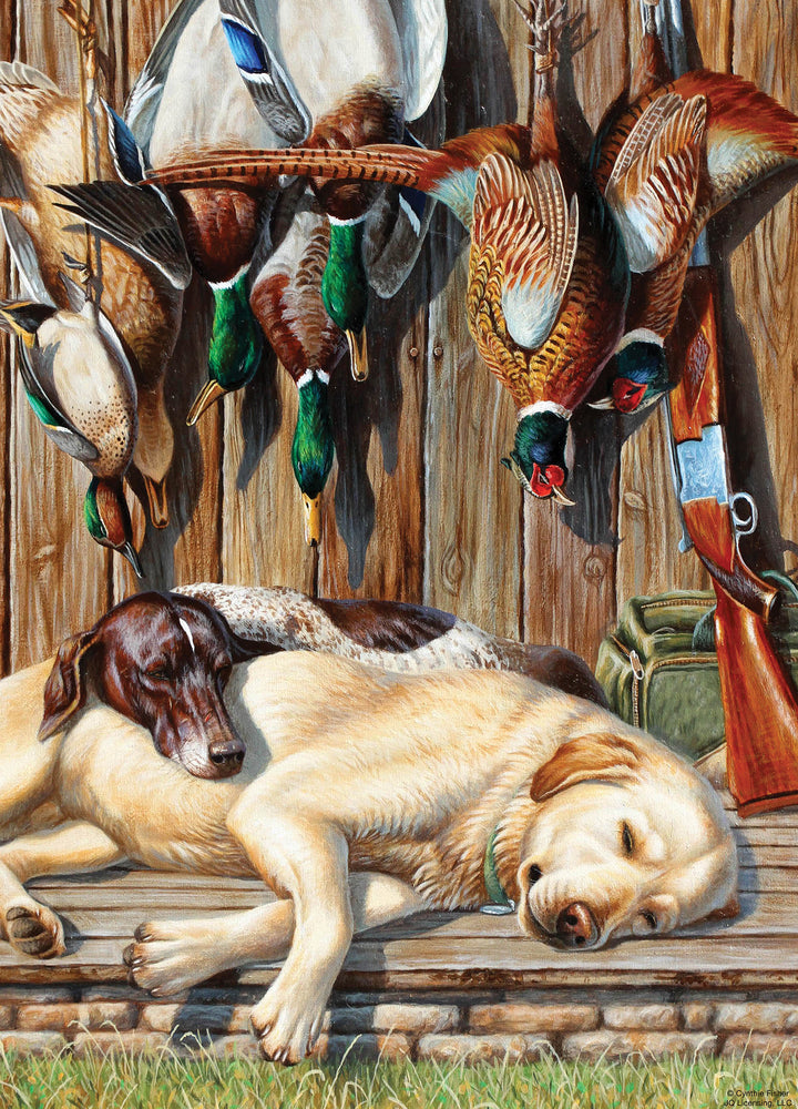 Puzzle Masterpieces: 1000 Piece RealTree - All Tuckered Out