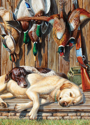 Puzzle Masterpieces: 1000 Piece RealTree - All Tuckered Out