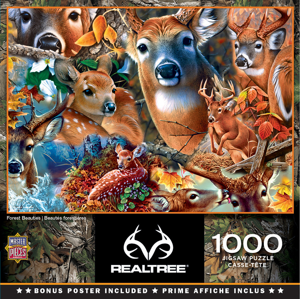 Puzzle Masterpieces: 1000 Piece RealTree - Forest Beauties