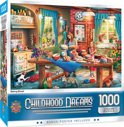 Puzzle Masterpieces: 1000 Piece Childhood Dreams - Baking Bread