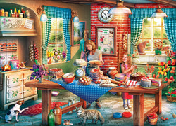 Puzzle Masterpieces: 1000 Piece Childhood Dreams - Baking Bread