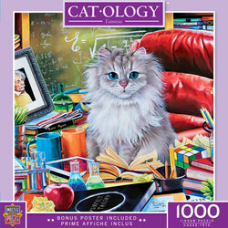 Puzzle Masterpieces: 1000 Piece Catology - Einstein