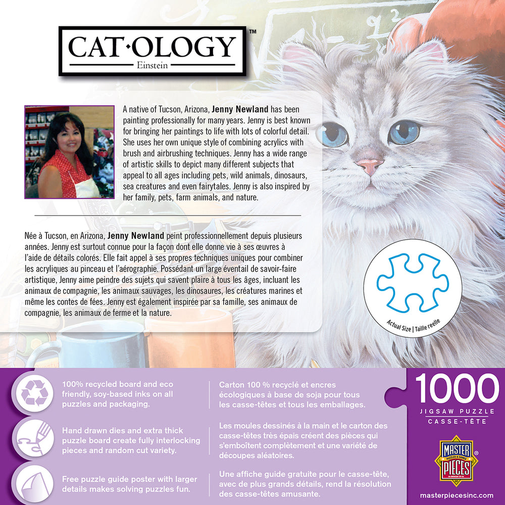 Puzzle Masterpieces: 1000 Piece Catology - Einstein