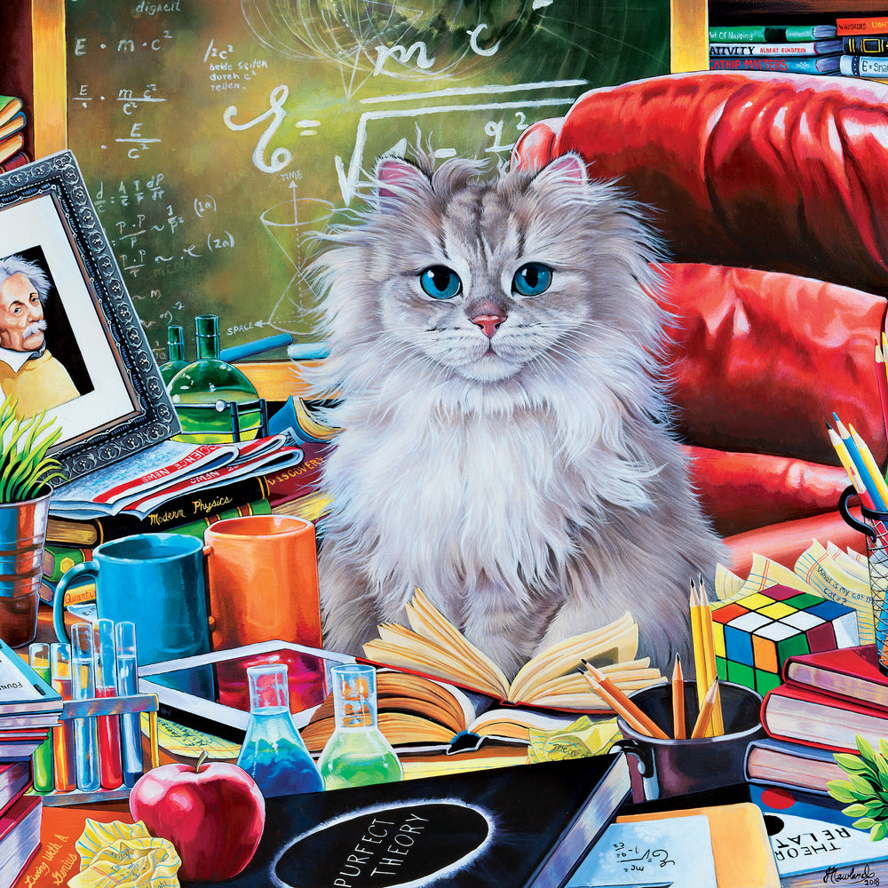 Puzzle Masterpieces: 1000 Piece Catology - Einstein