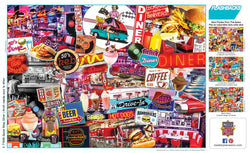 Puzzle Masterpieces: 1000 Piece Flashbacks - Quick Stop Diner