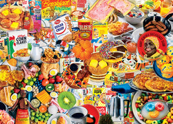 Puzzle Masterpieces: 1000 Piece Flashbacks - Breakfast Eats