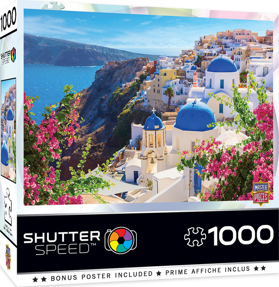 Puzzle Masterpieces: 1000 Piece Shutterspeed - Santorini Spring