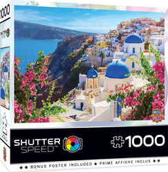 Puzzle Masterpieces: 1000 Piece Shutterspeed - Santorini Spring