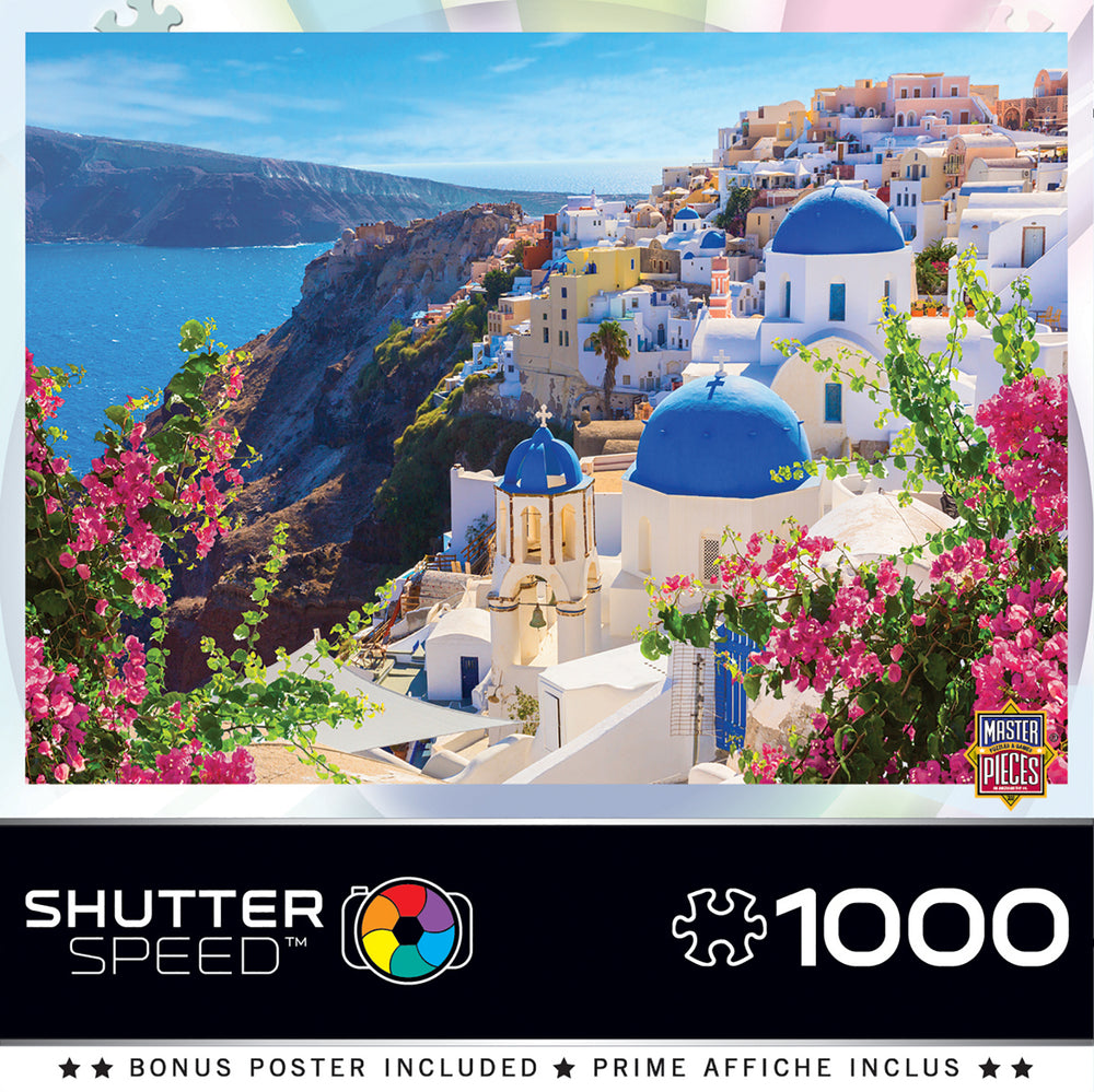 Puzzle Masterpieces: 1000 Piece Shutterspeed - Santorini Spring
