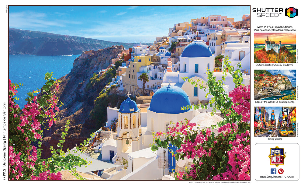 Puzzle Masterpieces: 1000 Piece Shutterspeed - Santorini Spring