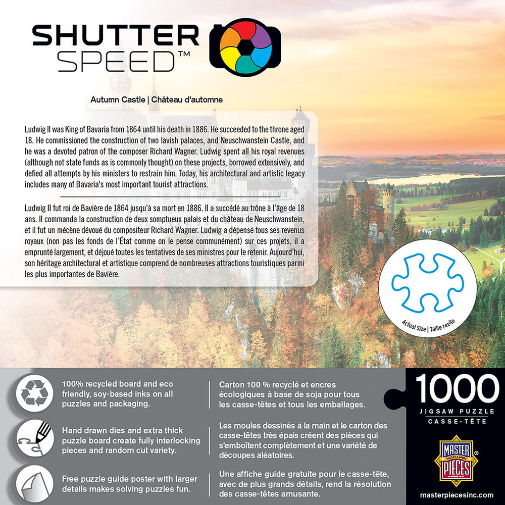 Puzzle Masterpieces: 1000 Piece Shutterspeed - Autumn Castle