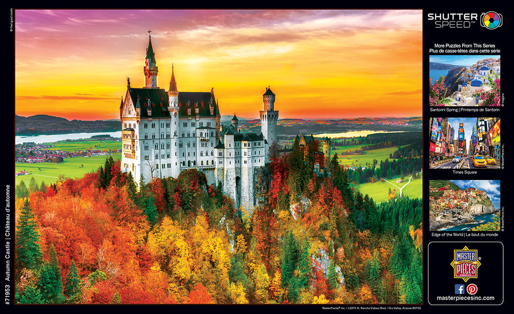 Puzzle Masterpieces: 1000 Piece Shutterspeed - Autumn Castle