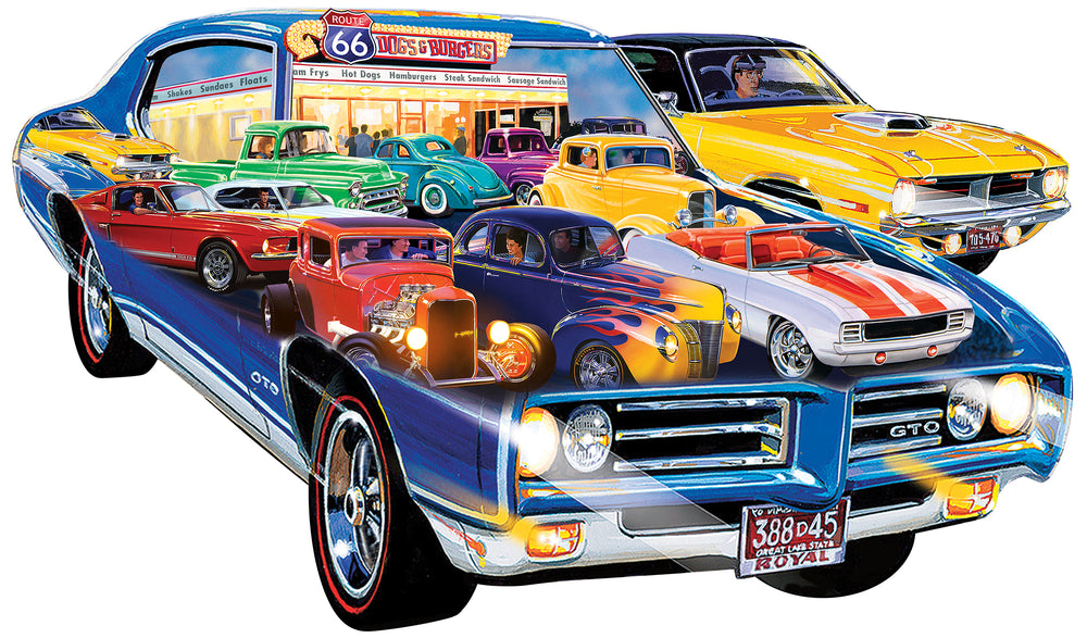 Puzzle Masterpieces: 1000 Piece Shaped Countours - Road Trippin