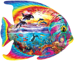 Puzzle Masterpieces: 1000 Piece Shaped Countours - Tropical Fish