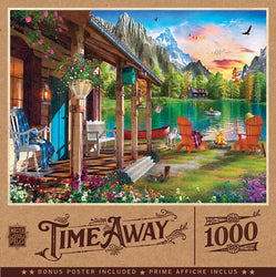 Puzzle Masterpieces: 1000 Piece Time Away - Evening on the Lake