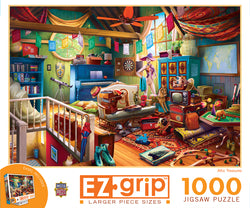 Puzzle Masterpieces: 1000 Piece EZGrip Attic Treasures