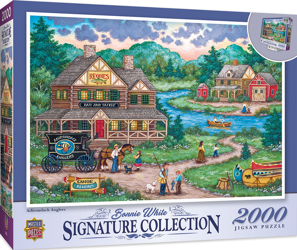 Puzzle Masterpieces: 1000 Piece EZGrip Cut-Aways - Adirondack Anglers
