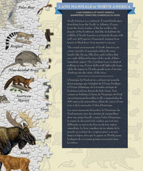 Puzzle Masterpieces: 1000 Piece Field Guide - Land Mammals of North America