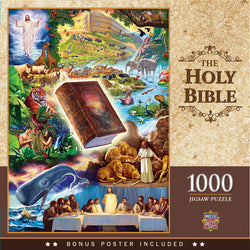 Puzzle Masterpieces: 1000 Piece Inspirational - The Holy Bible