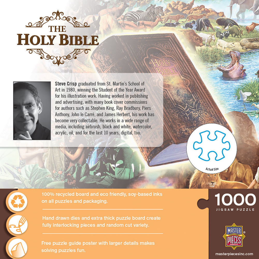 Puzzle Masterpieces: 1000 Piece Inspirational - The Holy Bible