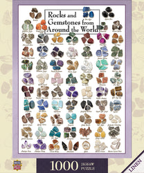 Puzzle Masterpieces: 1000 Piece Field Guide - Rocks and Genstones