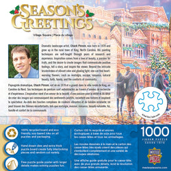 Puzzle Masterpieces: 1000 Piece Holiday - Village Square