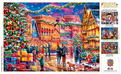 Puzzle Masterpieces: 1000 Piece Holiday - Village Square
