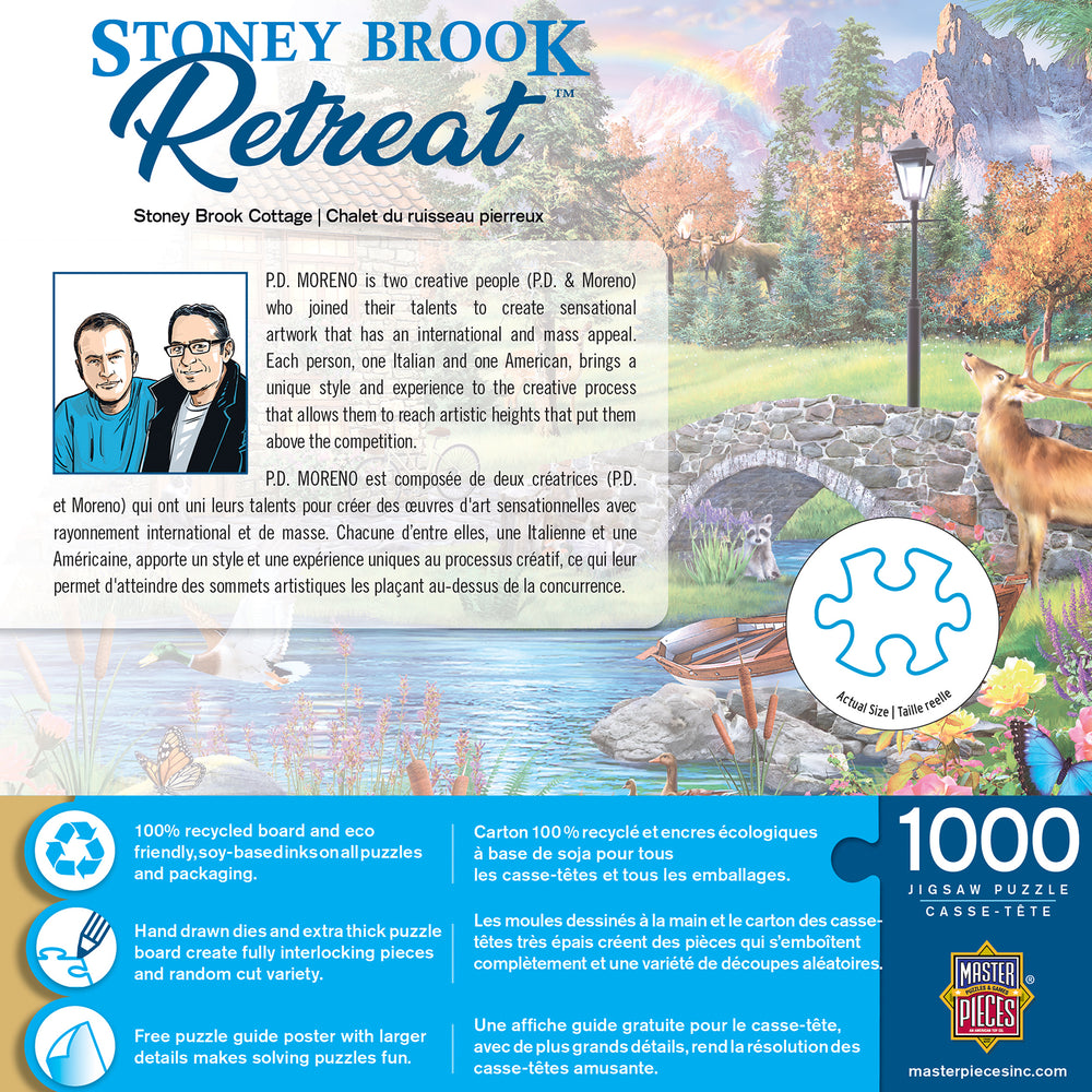Puzzle Masterpieces: 1000 Piece Retreat - Stoney Brook Retreat