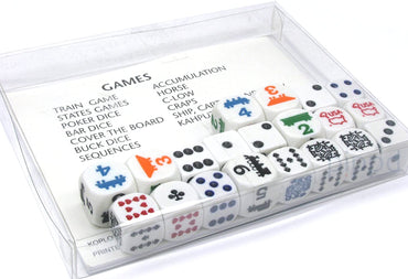 Dice Games - 62 games with Book and 20 Dice
