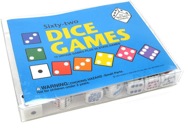 Dice Games - 62 games with Book and 20 Dice