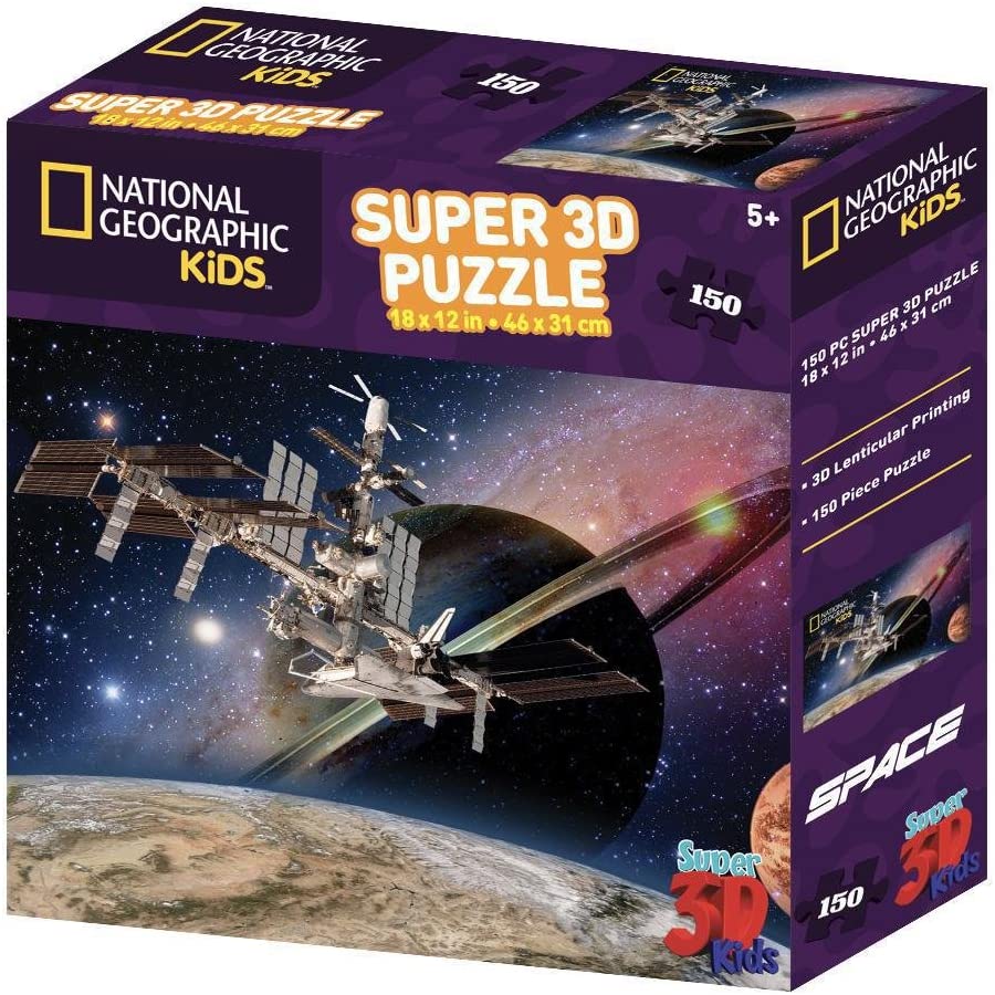 Puzzle 3D Jax: Kids 150 Piece National Geographic: Sattelite in Space