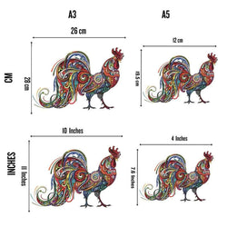 Puzzle Craft-Hub: Rooster