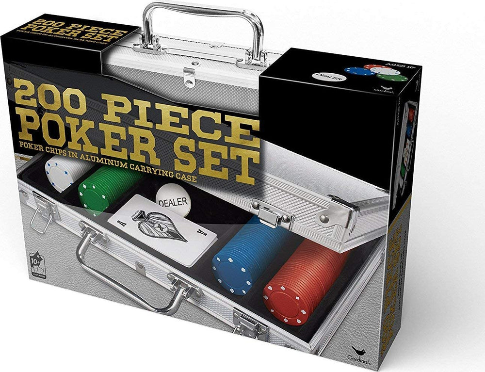Poker Set Cardinal: 200-piece Aluminum Storage Case